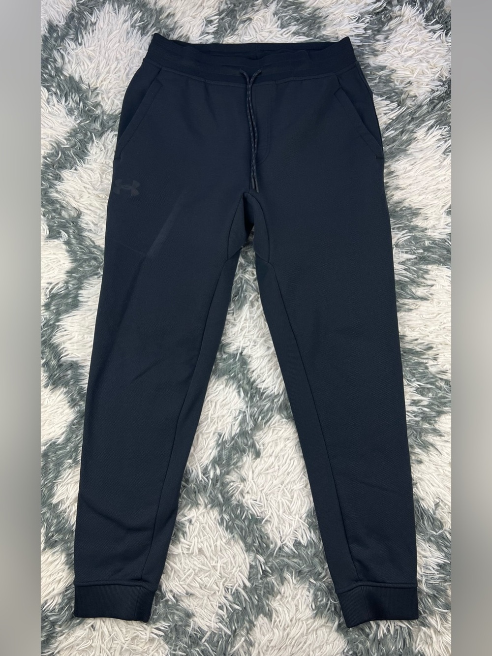 Under Armour Men’s Loose Black Athletic Sweatpants Joggers Size Large Coldgear